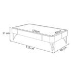 Rack Bancada Graci 1.8 Com Mesa De Centro Cadenza Castanho Of