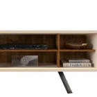 Rack Bancada Greta Para Tv 70'' Com Pes Off White/demolição -