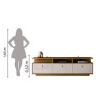 Rack Bancada Home Theater Para Tv Até 75 Polegadas 3 Portas 2