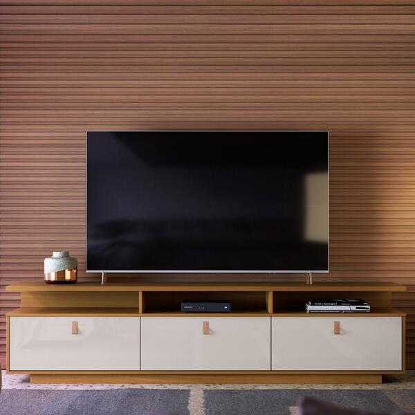 Rack Bancada Home Theater Para Tv Até 75 Polegadas 3 Portas 2