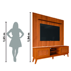 Rack Bancada King Com Painel Para Tv Até 75 Polegadas 1,79m A