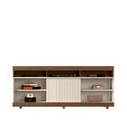 Rack Bancada Lev 160 Porta Deslizante Para Tv Até 60” - Pr Mó