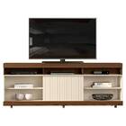 Rack Bancada Leve 180cm Tv 65 1 Porta Caiena Creme Tana Decor