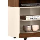 Rack Bancada Leve 180cm Tv 65 1 Porta Caiena Creme Tana Decor