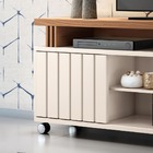Rack Bancada Liz Tv 70 180cm 2 Portas Off White Nature Tana D