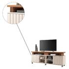 Rack Bancada Liz Tv 70 180cm 2 Portas Off White Nature Tana D