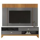 Rack Bancada Michigan Com Painel Malibu Para Tv Até 75” - Luk