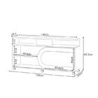 Rack Bancada Órbis Cinamomo Off White - Hb Móveis