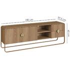 Rack Bancada Organica Tv 65 Pol 180 Cm 28076 Artesano