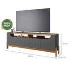Rack Bancada P/ Tv Até 70 Polegadas 100% Mdf 4 Portas 2 Nicho