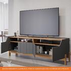 Rack Bancada P/ Tv Até 70 Polegadas 100% Mdf 4 Portas 2 Nicho
