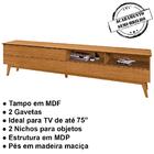 Rack Bancada Painel Para Tv 80 Pol 154x14 Tebar
