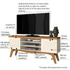 Rack Bancada Para Sala De Estar Com 02 Portas Lis Off White/c