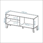 Rack Bancada Para Tv 50 Pol 115 Cm 6950 Plla