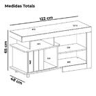 Rack Bancada Para Tv 50 Pol 1p 122 Cm Arly