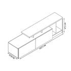 Rack Bancada Para Tv 50 Pol 2 Portas B91 Novam