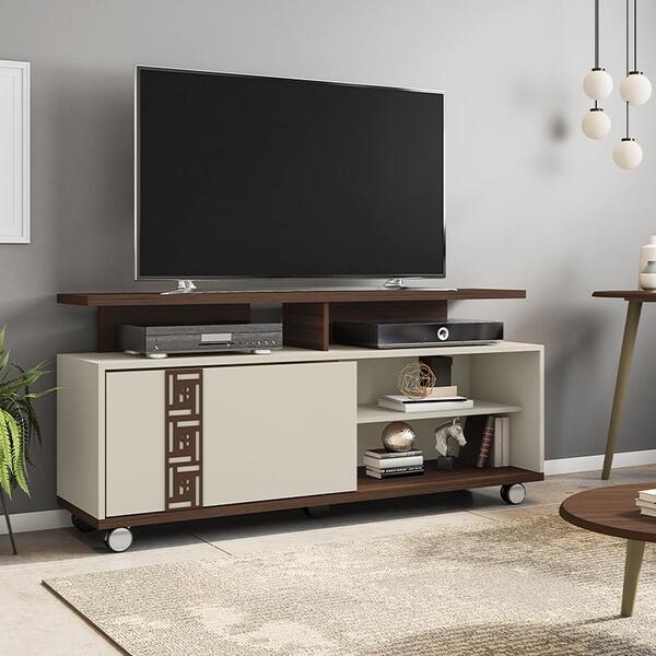 Rack Bancada Para Tv 52 Pol Sala Topazio Cin/off - Ripa