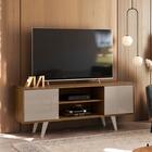 Rack Bancada Para Tv 55' Com 2 Portas E 1 Prateleira Líbano F