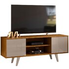 Rack Bancada Para Tv 55' Com 2 Portas E 1 Prateleira Líbano F