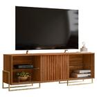 Rack Bancada Para Tv 70 Pol Metha 163 Cm Cinamomo Mell Mbl