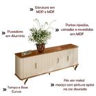 Rack Bancada Para Tv 75 Metha 166 Cm Mbl