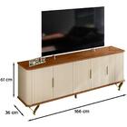 Rack Bancada Para Tv 75 Metha 166 Cm Mbl