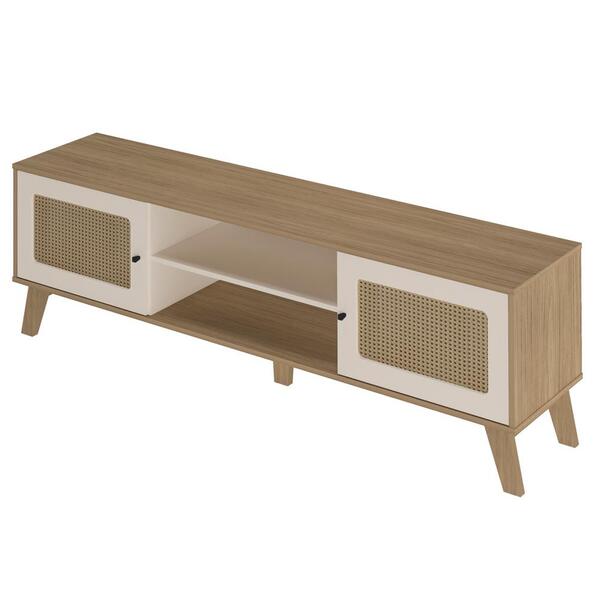 Rack Bancada Para Tv 75 Pol 180 Cm 4 Arly