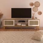 Rack Bancada Para Tv 75 Pol 180 Cm 4 Arly