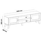 Rack Bancada Para Tv 75 Pol 180 Cm 4 Arly