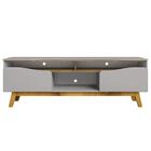 Rack Bancada Para Tv 75 Pol 180cm Rita Off/cinamomo B02     -