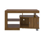 Rack Bancada Para Tv Até 42 01 Porta Deslizante E 03 Nichos S