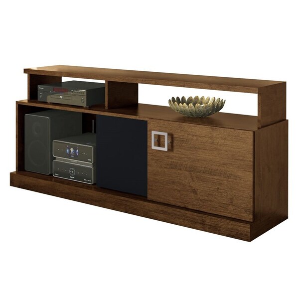 Rack Bancada Para Tv Até 42 Pol. Union Canyon/preto - Hb Móve