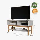 Rack Bancada Para Tv Até 42 Polegadas Pequim 1080 Espresso Mó