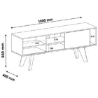 Rack Bancada Para Tv Até 47 Pol. Vip Flex Mescla/off White -