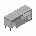 Rack Bancada Para Tv Até 50" 01 Porta E 01 Gaveta Msm301ce/ci