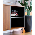 Rack Bancada Para Tv Até 50 Polegadas 140cm 2 Portas Içá Noce