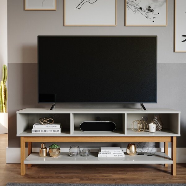 Rack Bancada Para Tv Até 50 Polegadas Pequim 1350 Espresso Mo