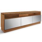 Rack Bancada Para Tv Até 55 Pol. Portas Com Espelho Almada C0