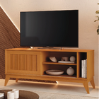 Rack Bancada Para Tv Até 55 Polegadas 1,36m Ripado Impressão