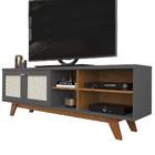 Rack Bancada Para Tv Até 60 Polegadas 2 Portas Sara D04 Freij