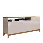 Rack Bancada Para Tv Até 60 Polegadas Positano 1,52m Off Whit