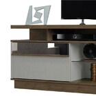 Rack Bancada para TV até 65 Pol. Recife Avelã/Off White - Lin