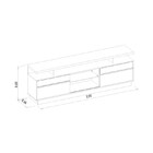 Rack Bancada para TV até 65 Pol. Recife Avelã/Off White - Lin