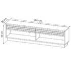 Rack Bancada Para Tv Até 65 Sala De Estar Ra2000 Natural G69