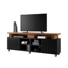 Rack Bancada Para Tv Até 70 Pol Briz 180cm Hb Móveis 2 Portas