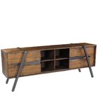 Rack Bancada Para Tv Até 70" Sala De Estar Bristol 02 Portas