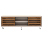 Rack Bancada Para Tv Até 72 Polegadas Frizz Off White Buriti