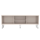 Rack Bancada Para Tv Até 72 Polegadas Frizz Off White Buriti