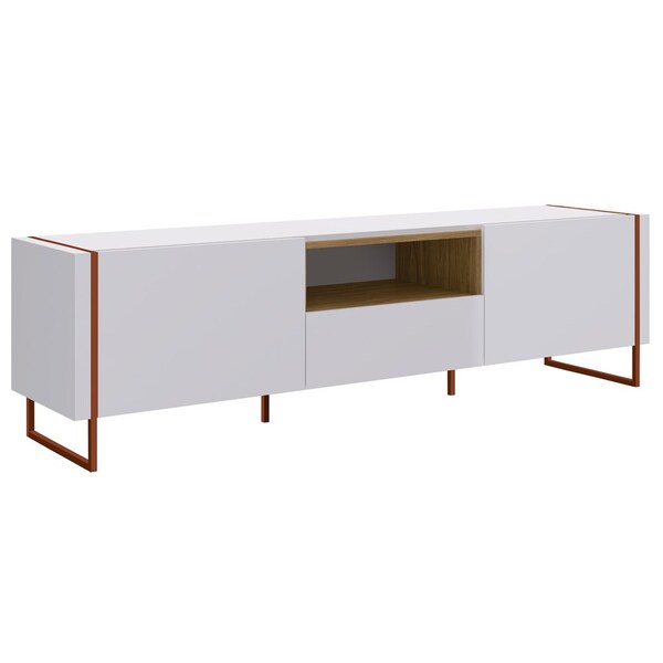 Rack Bancada Para Tv De 55 Polegadas Estilo Industrial Vesta