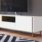 Rack Bancada Para Tv De 55 Polegadas Estilo Industrial Vesta